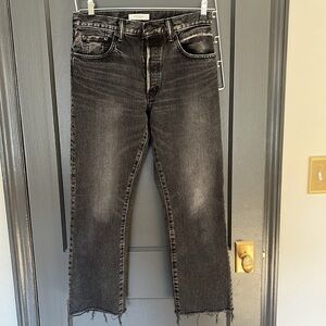 Moussy cut off jeans